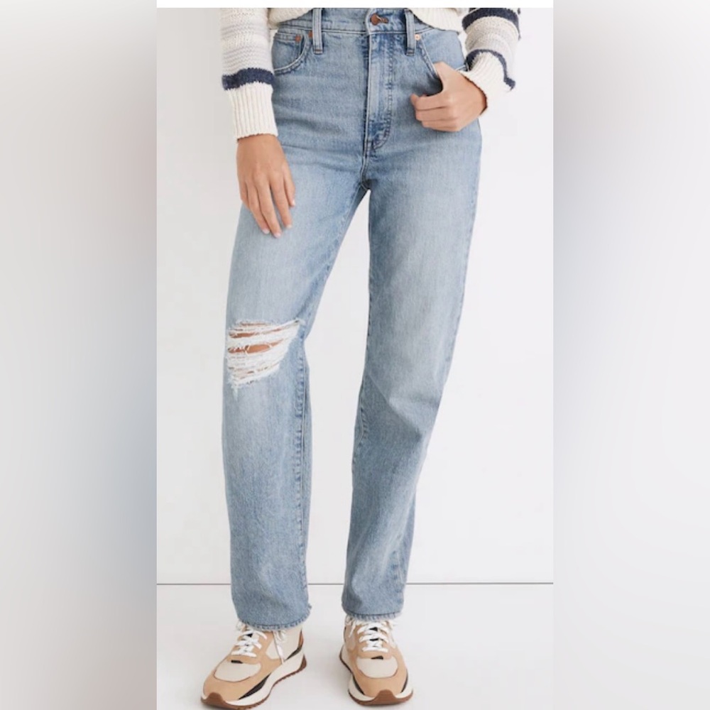 Madewell Women’s The Perfect Vintage Jean Ripped Knee Size 24
